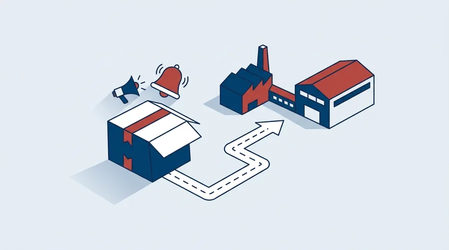 Illustration: system shipping from the factory to your facility