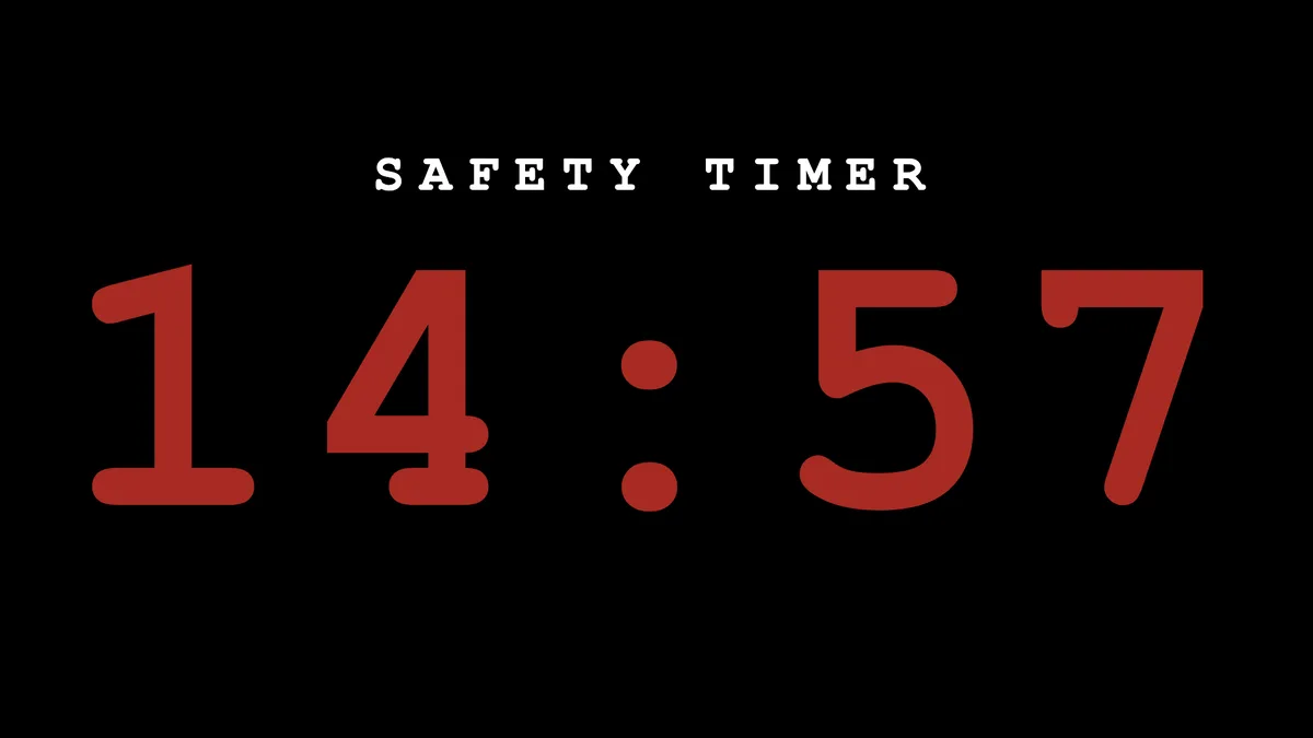 Shift, break & batch countdowns on a VidiMax display