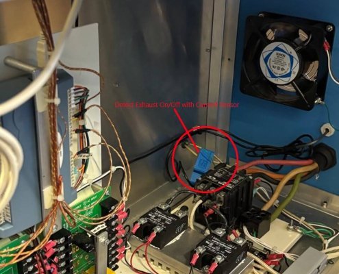 Detect Oven Exhaust State with Current Sensor Detect Oven Exhaust State with Current Sensor